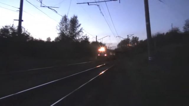 ЭД4М на перегоне Смычка Нижний Тагил смотреть онлайн