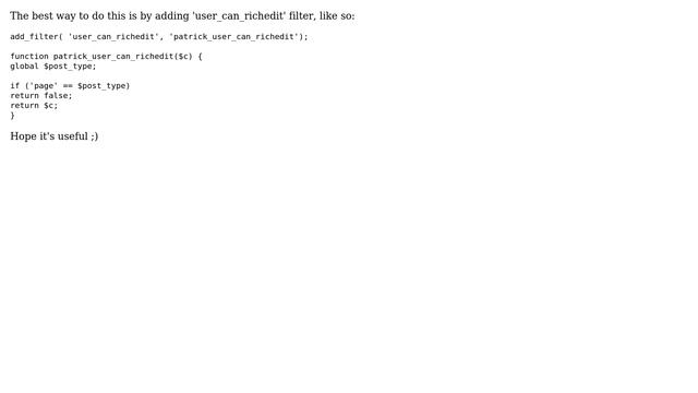 Wordpress: Disable WYSIWYG editor only when creating a page (3 Solutions!!) смотреть онлайн