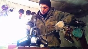 Станок холодной ковки Шарман.  Кольцегиб.  Самодельный переходник для электропривода.