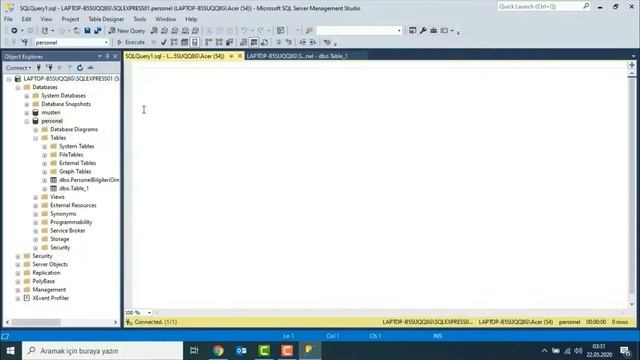 MS SQL Server Tablo Oluşturma | Kod yardımıyla ve Kodsuz смотреть онлайн