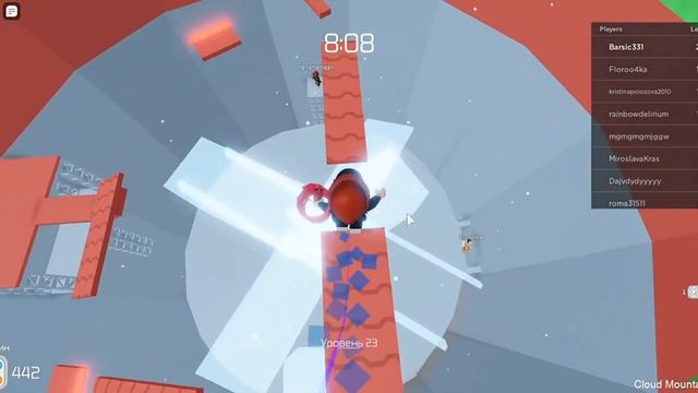 Выпала фиолетовая катушка. Roblox. игра Tower of Hell смотреть онлайн