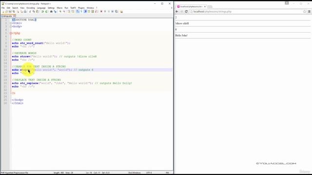 Strings in PHP | Episode 12 | Complete Crash Course смотреть онлайн