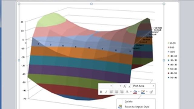 3D Plots in Excel смотреть онлайн