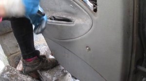 Снятие карты обшивки передней и задней двери Заз, Деу ланос, Сенс, Шанс, Шевролет