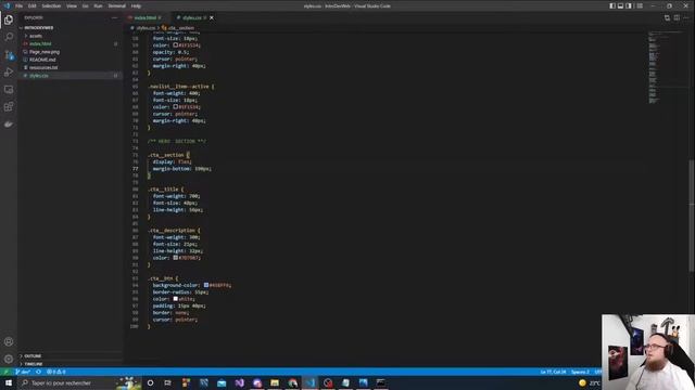 Live 1 - Intégration d'une maquette format desktop en HTML/CSS смотреть онлайн