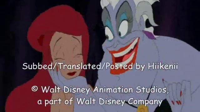 The Little Mermaid - Poor Unfortunate Souls (Norwegian) S&T смотреть онлайн