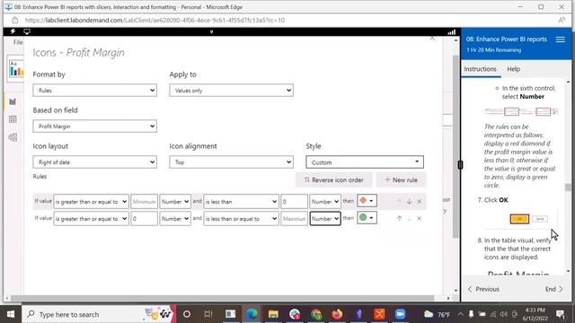 8. Lab Enhance Power BI reports with slicers interaction and formatting смотреть онлайн