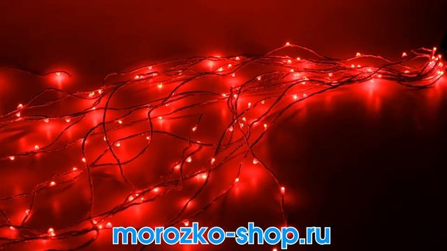Электрогирлянда КОНСКИЙ ХВОСТ, 700 красных mini-LED ламп, Beauty Led, Branch-RC700-0510-R смотреть онлайн