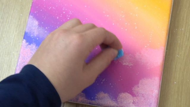 Rainbow Sky & Clouds | Daily Challenge | Easy Art | Step By Step Easy Acrylic Painting смотреть онлайн