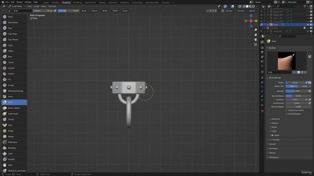 Blender - Fantasy Axe - Sculpting - 04. Sculpting.mp4
