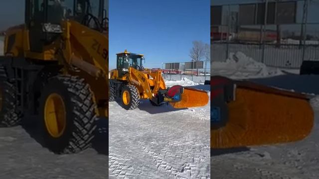 Щетка дорожная подметальная на Shanlin ZL30 смотреть онлайн