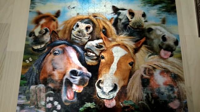 We finished the puzzle 3D 500. Мы собрали 3Д пазл на 500 шт. смотреть онлайн