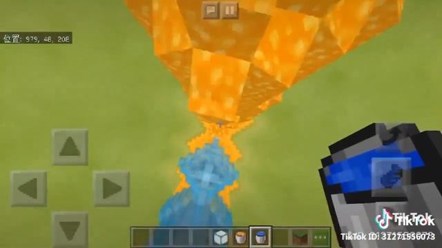 Building with lava and water #minecraft#lava#water смотреть онлайн