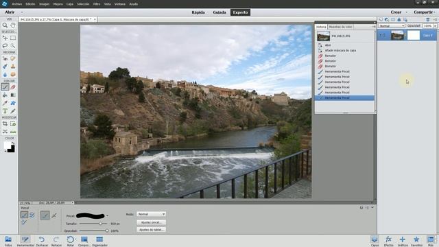 TUTORIAL ADOBE PHOTOSHOP ELEMENTS 13 - 6 MASCARAS смотреть онлайн
