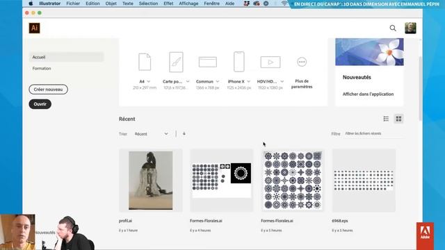 En direct du canap’ | 3D dans Dimension avec Emmanuel Pépin | Adobe France смотреть онлайн