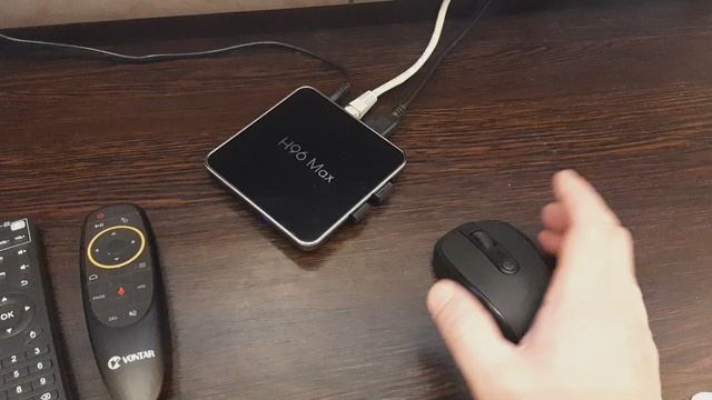 Подключение беспроводной мышки к медиаплееру H96 MAX X2 Android
