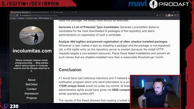 pip|npm|gem install Riskleri... Typosquatting & Dependency Confusion Mevzusu смотреть онлайн