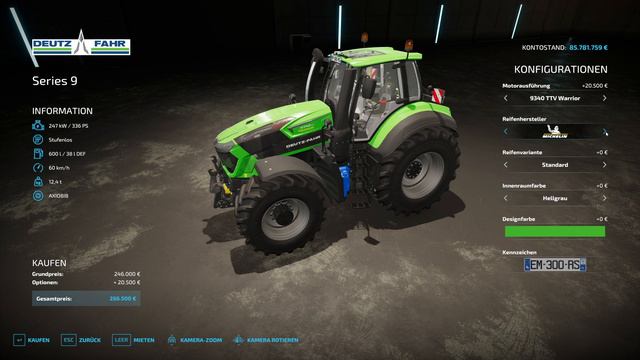 LS22 Mods | Deutz Fahr Serie 9 | LS22 Modvorstellung | смотреть онлайн
