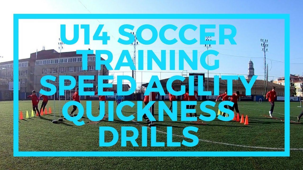 U14 Soccer Training Speed Agility Quickness Drills смотреть онлайн