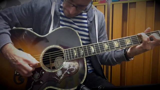 redemption song on Gibson SJ200 смотреть онлайн