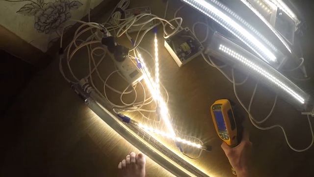 Тест на нагрев тепловизором светодиодных светильников 2017 г. смотреть онлайн