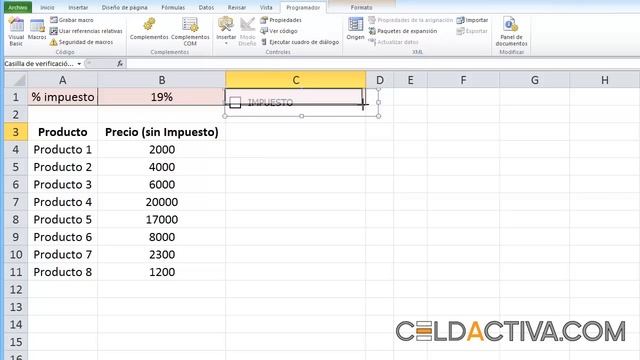 Podcast #46. Cómo crear una casilla de verificación en Excel. Control de formulario. смотреть онлайн