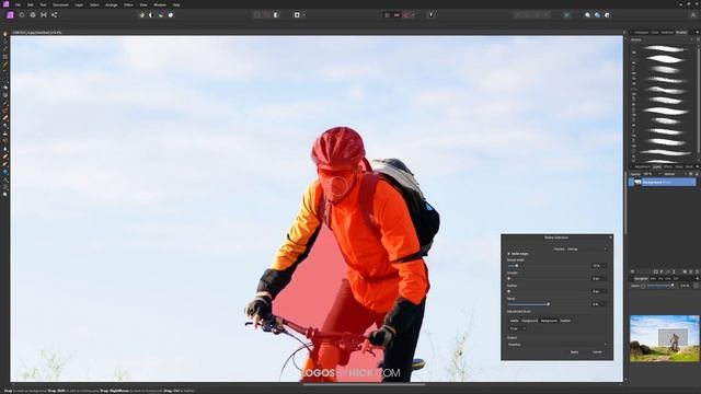 How To Quickly Remove A Background In Affinity Photo смотреть онлайн