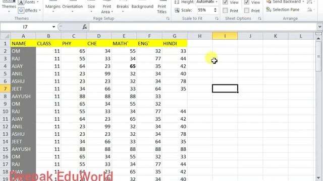 Excel Page Layout in Hindi- use scale to fit, sheet options and Arrange options in excel in Hindi смотреть онлайн
