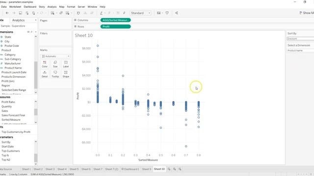 Tableau Tutorial 77 - Tableau Parameters 12 - How to Create Dynamic x and y axis in a chart смотреть онлайн