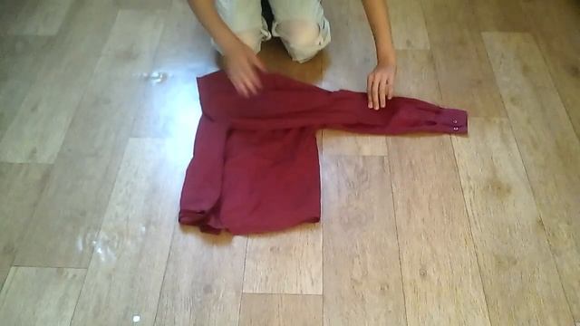 Как правильно складывать рубашку смотреть онлайн