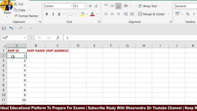COMPUTER PAID CLASS | MS EXCEL LIVE PRACTICAL CLASS | BY DHEERENDRA SIR смотреть онлайн