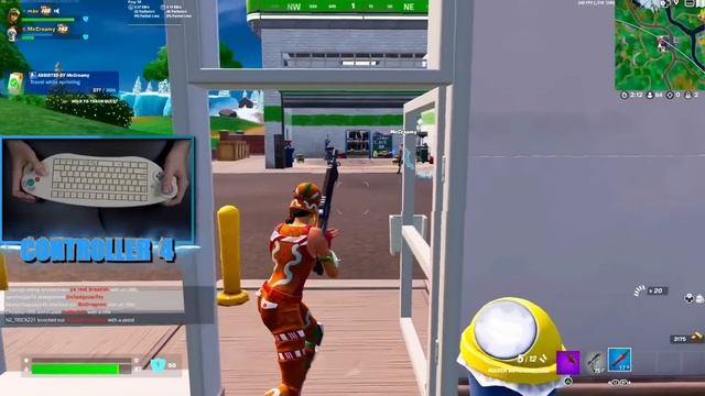 Fortnite, But Every Death = WORSE Controller смотреть онлайн