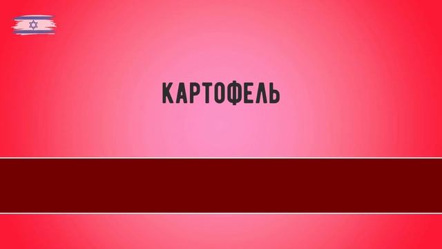 Овощи. Иврит для начинающих. Уроки иврита. смотреть онлайн