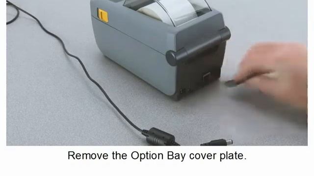 ZD410 - How to Remove the Ethernet Option смотреть онлайн