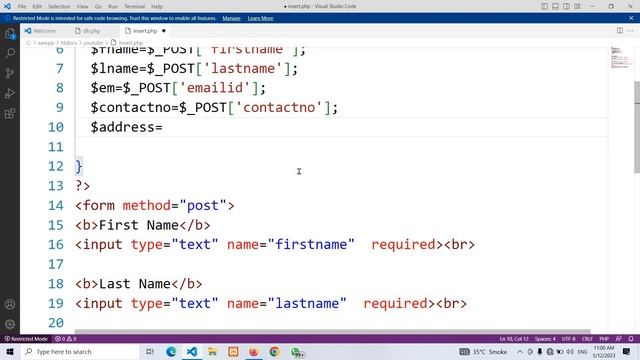 how to insert data inside database using php | oop class class wise insert data using php mysqli смотреть онлайн