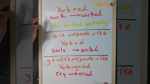 זמן עבר פשוט באנגלית - past simple смотреть онлайн