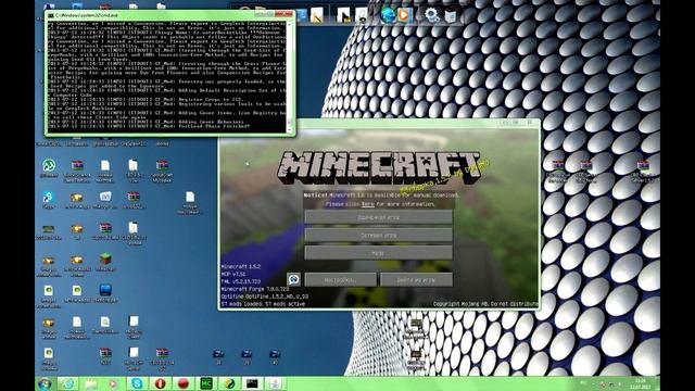 Клиент + Сервер Minecraft 1.6.2 с 57 модами и командами! смотреть онлайн