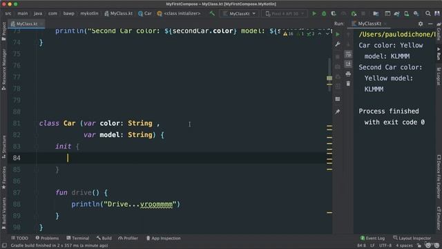053 Kotlin - Intermediate OOP Concepts - The init Block смотреть онлайн