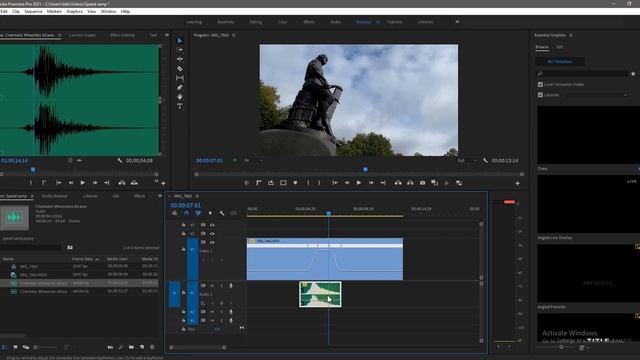 Как Ускорить и Замедлить Видео в Premiere Pro. смотреть онлайн