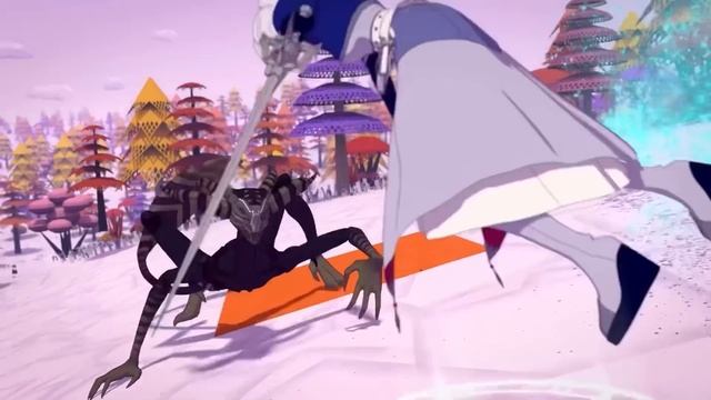 RWBY Volume 9 Episode 7 clip - RWBY & Jaune Vs Neo’s Jabberwalkers смотреть онлайн
