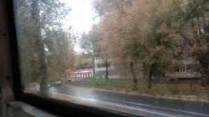 Поездка на трамвае 71-605 (КТМ-5М3) 1206 по маршруту 3. Город Саратов