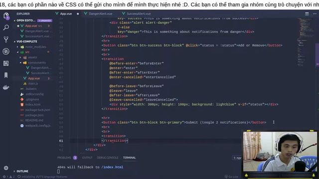 Ep14 | #11 | Thêm hiệu ứng cho các component trong Vue.js - RHP Team смотреть онлайн