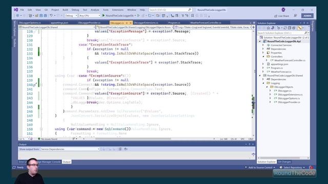 .NET logging to a database: Create a custom provider with ILogger (uses .NET Core) смотреть онлайн
