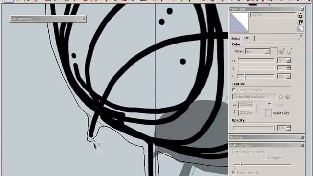 SketchUp - компоненты и Always Face Camera смотреть онлайн