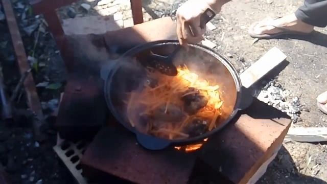 Узбекский плов на костре !? смотреть онлайн