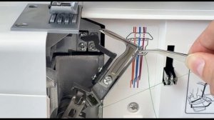 Заправка распошивальной машины Janome CoverPro 3000 Professional