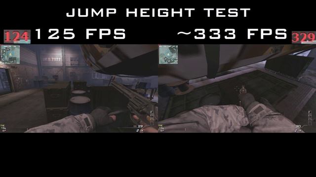 125 fps vs 333 fps MW3 PC смотреть онлайн