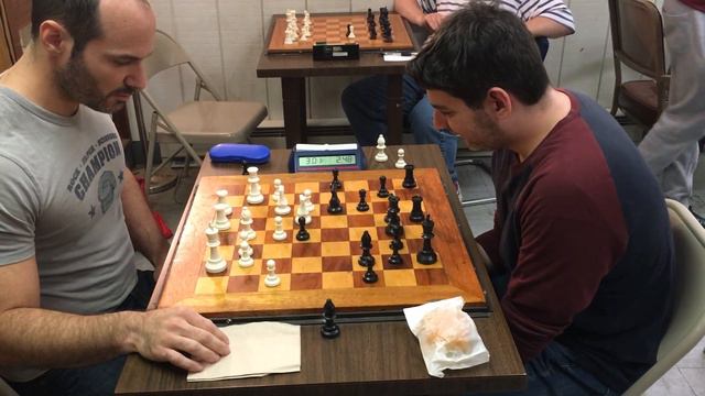 IM Greg Shahade vs IM Tom Bartell: Franklin Mercentile Blitz Tournament смотреть онлайн