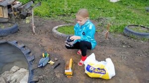 Пруд из покрышки своими руками ?️