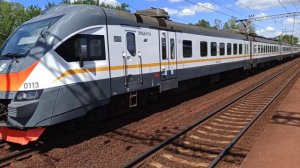 Станция D1 МЦД Хлебниково электропоезд ЭП2д и ЭГ2Тв Иволга 2.0|Московский транспорт